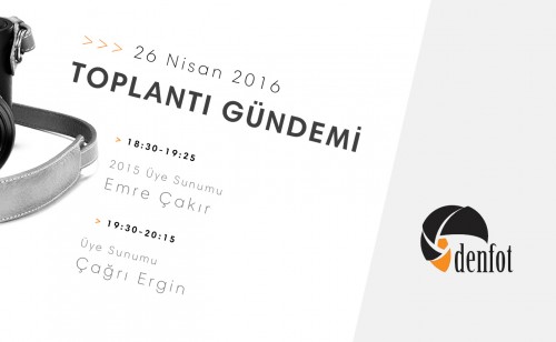 Denfot 26 Nisan 2016 Haftalık Programı