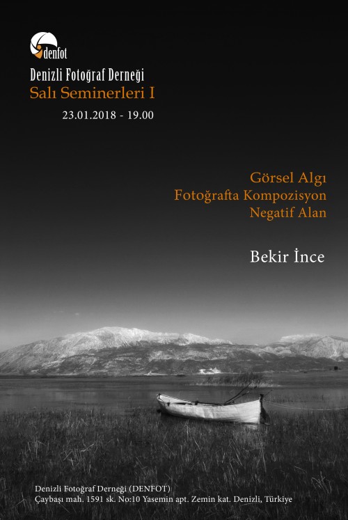 Denizli Fotoğraf Derneği 23.01.2018 Haftalık Programı
