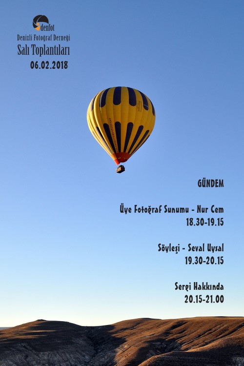Denizli Fotoğraf Derneği 06.02.2018 Haftalık Programı