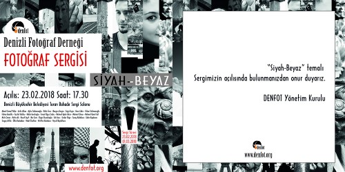 Denizli Fotoğraf Derneği Siyah Beyaz Fotoğraf Sergisi