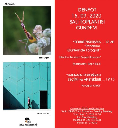 15.09.2020 Haftalık Program