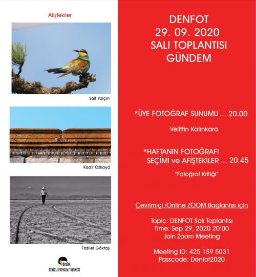 29.09.2020 Sunum Programı