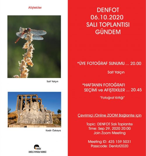 06.10.2020 Sunum Programı