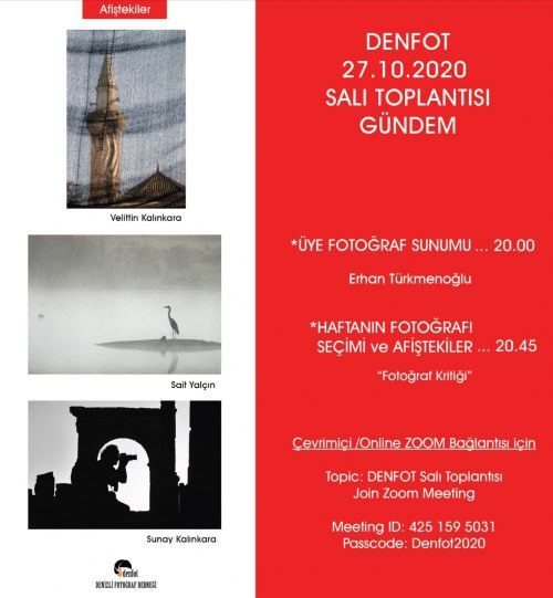 27.10.2020 Sunum Programı
