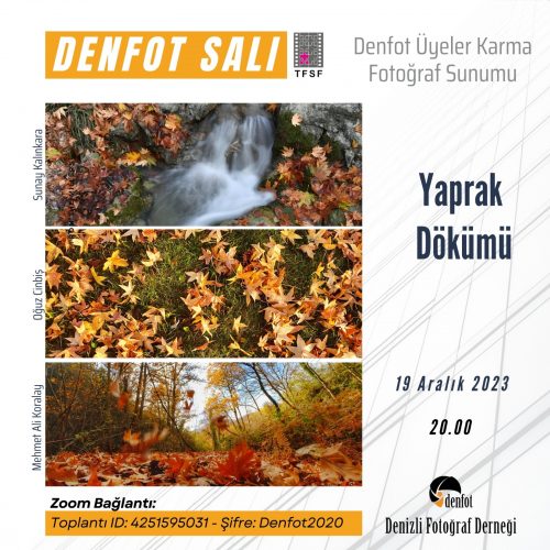 19.12.2023 Sunum Programı